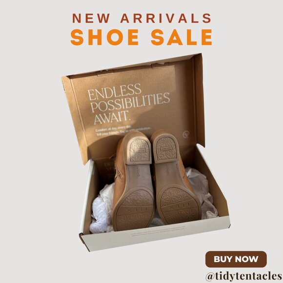 NEW LIFESTRIDE Women's Amara Strappy Ankle Boot Size 8.5 Tan Smooth - Picture 6 of 7